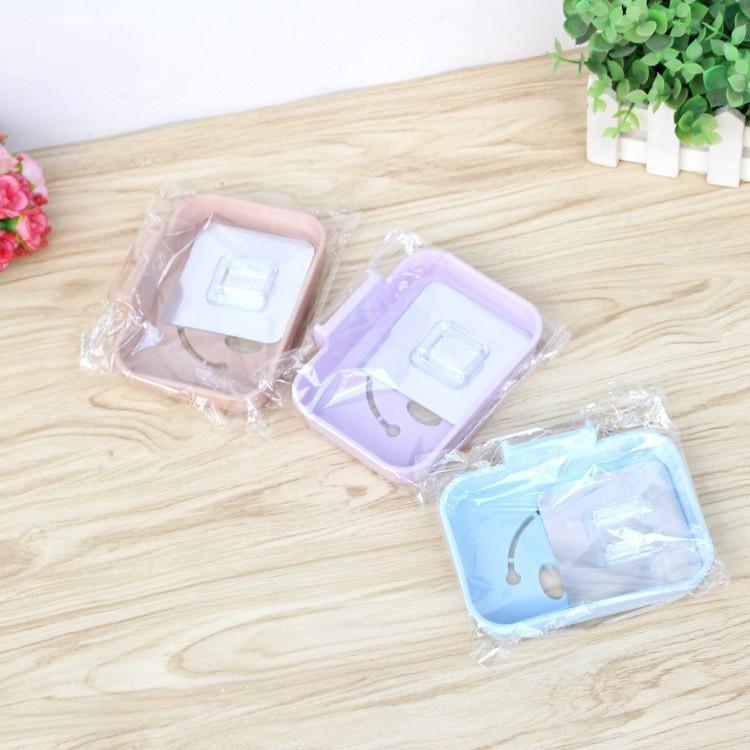 Khay để xà phòng mặt cười có kèm móc dính siêu cute 2454 shipnhanh88