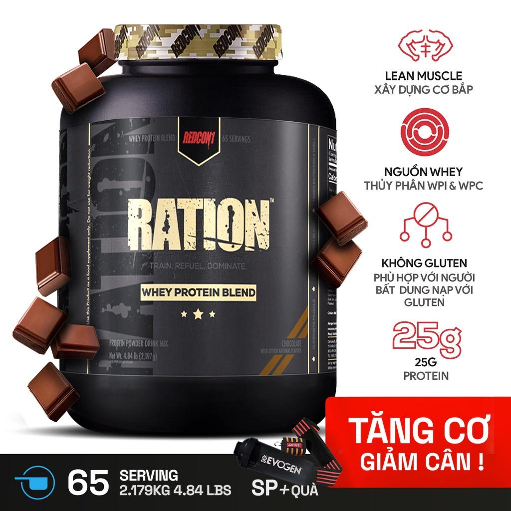 Whey Protein Ration Từ Redcon1 - Whey Protein Tăng cơ 90% Whey Hydrolyzed 10% Whey Concentrate