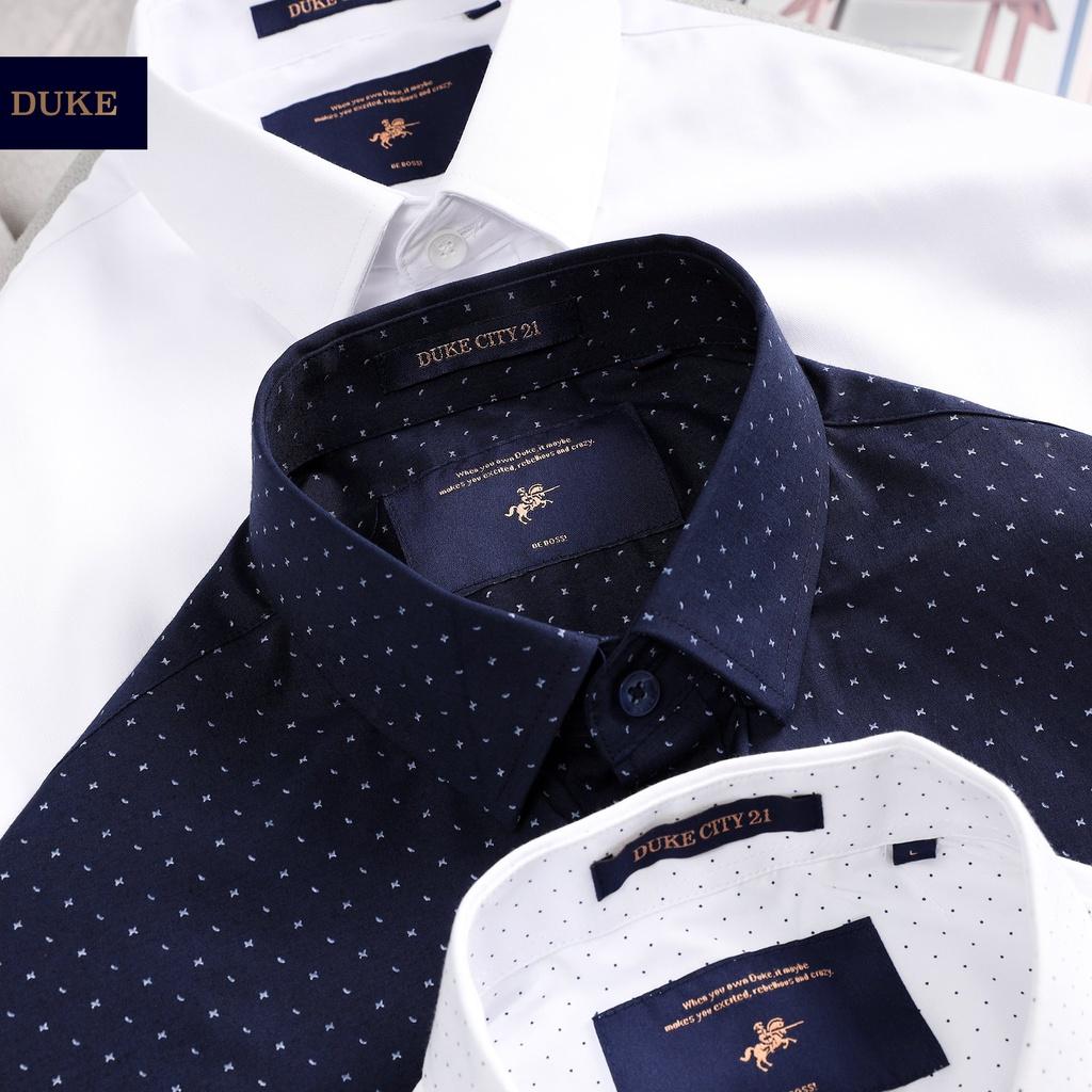 Áo sơ mi nam Duke City chất kate co giản