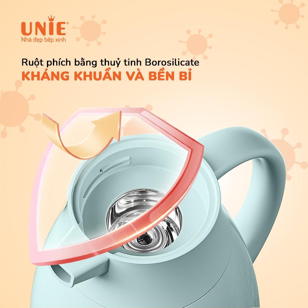 Phích giữ nhiệt UNIE UKW06, dung tích 1.6L, 5 lớp giữ nhiệt cao cấp, thiết kế nhỏ gọn hiện đại- hàng chính hãng