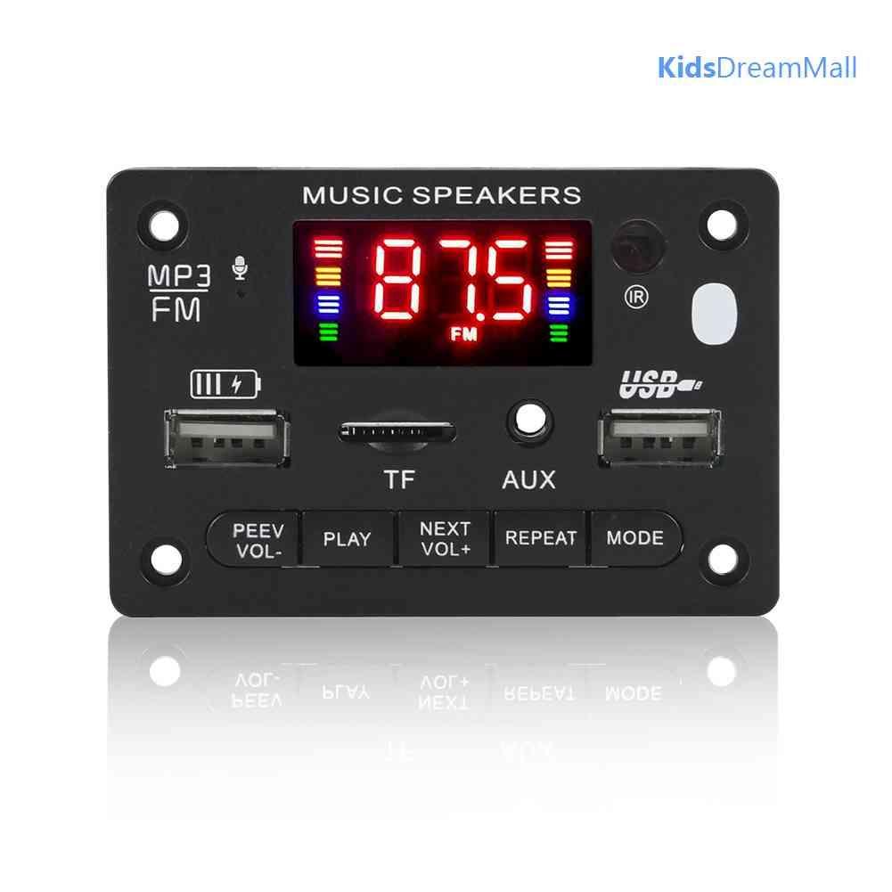 Bảng Mạch Khuếch Đại Âm Thanh Bluetooth 5.0 MP3 DC 7-24V 2x40W Chuyên Dụng Cho Xe Hơi / Nhà Cửa