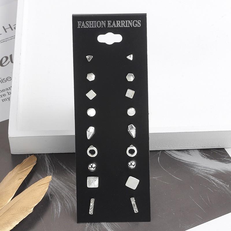 Sét 9 đôi bông tai thời trang symple style BT179