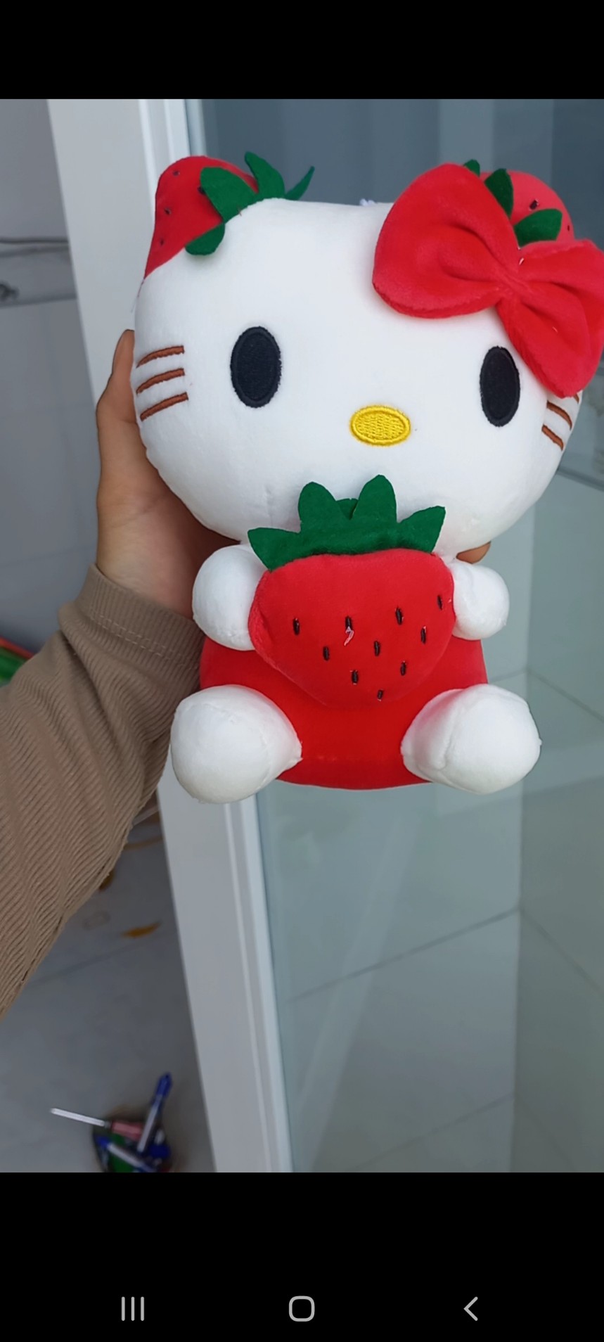 Gấu nhồi bông kitty 27cm