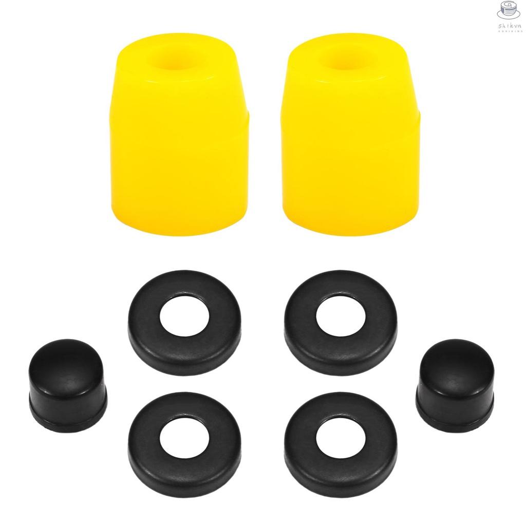 Skateboard Bushings Longboard Truck Rebuild Kit Bushings Washers Pivot Cups for 2 Trucks