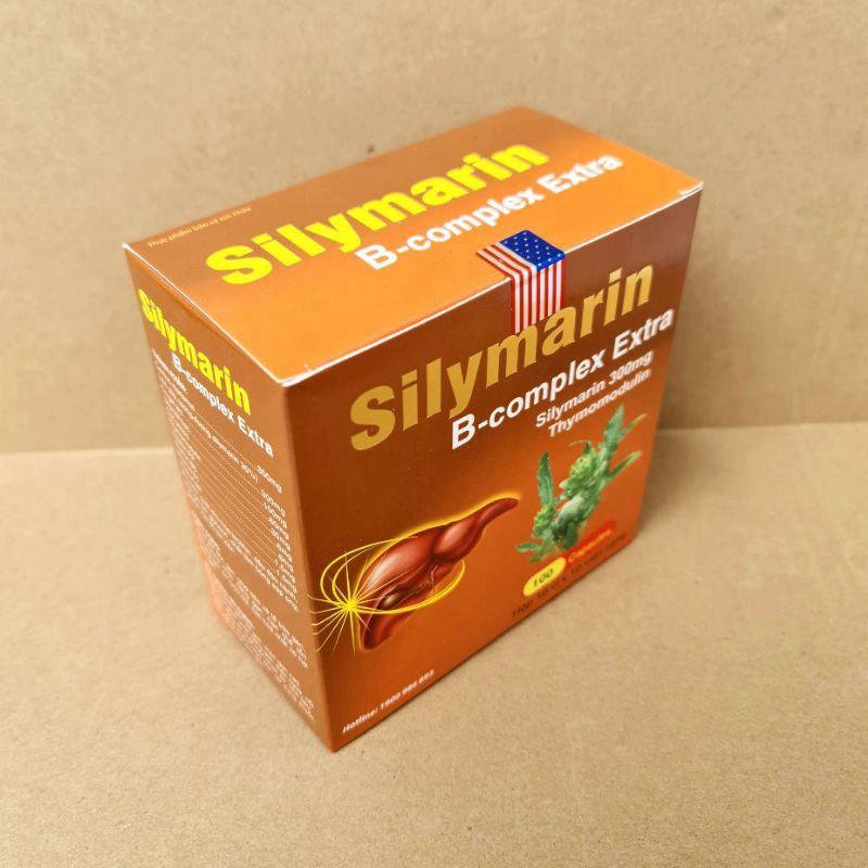 Silymarin B-complex Extra giúp tăng cường giải độc gan, mát gan