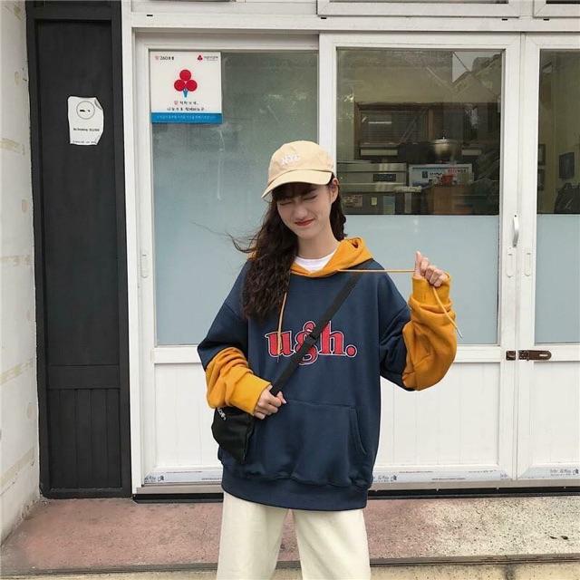 Áo Hoodie phối tay siêu chất khách nhé