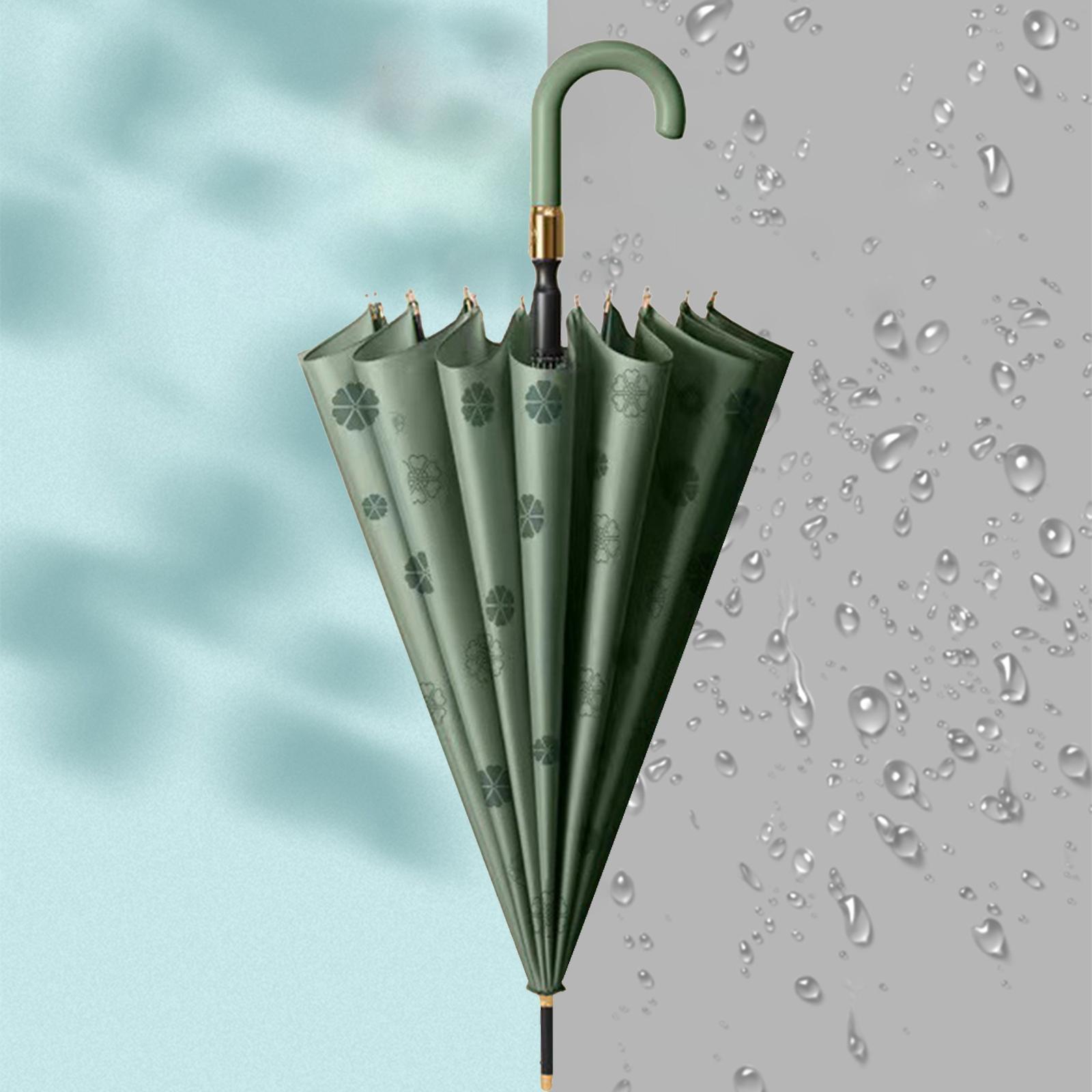 Stick Umbrella Windproof Waterproof Rain Umbrellas for Outdoor Travel Hiking