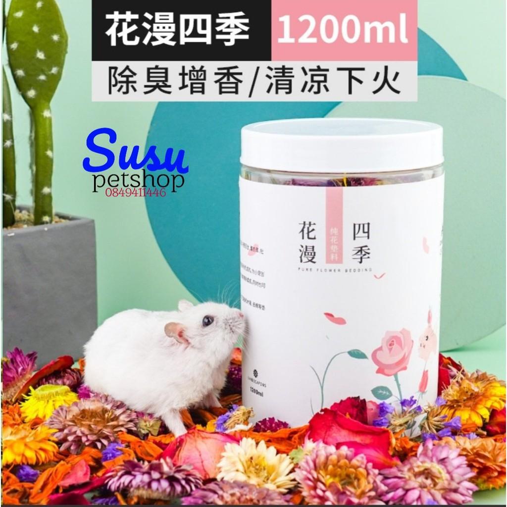 Hoa khô lót chuồng cho hamster
