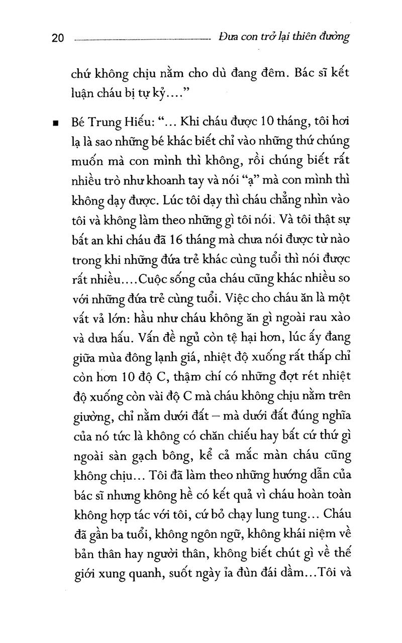 Sách Đưa Con Trở Lại Thiên Đường