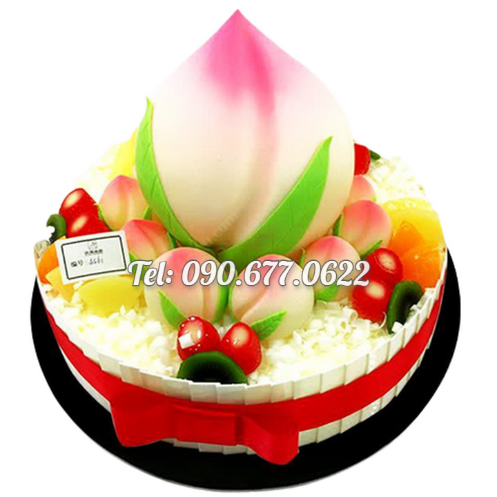 Khuôn silicone làm bánh, rau câu, bánh bao, bánh trôi nước Trái đào tiên - Mã số 1187