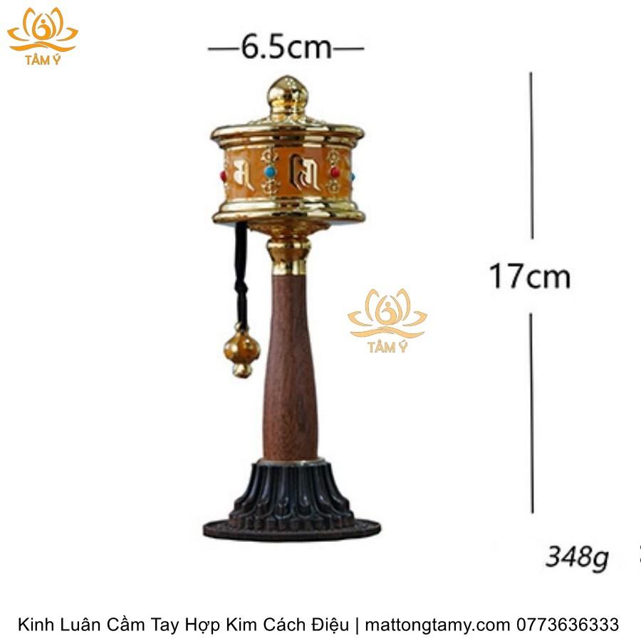 |Mẫu mới| Kinh Luân Cầm Tay Bằng Hợp Kim Cao Cấp và Gỗ Quý