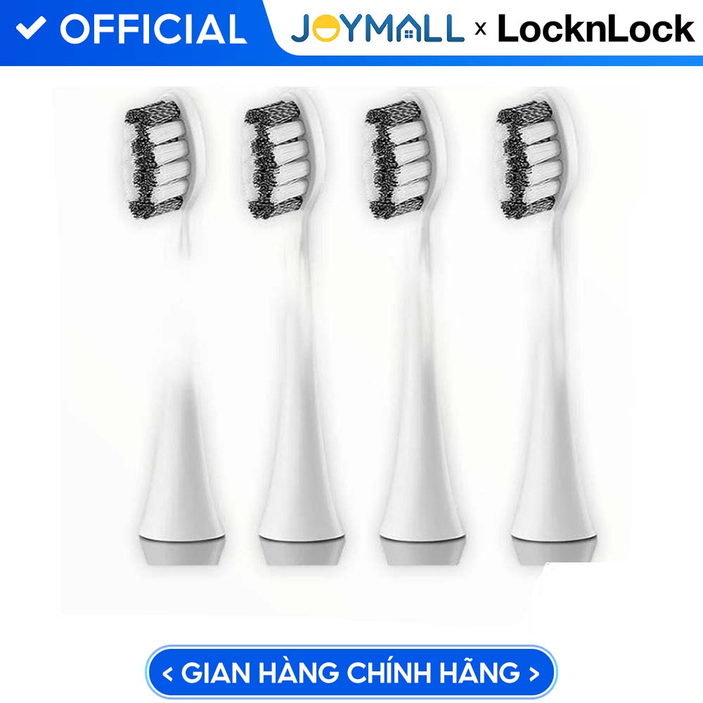 Đầu Bàn Chải Điện Locknlock Enr546Wht 4Pcs - Màu Trắng