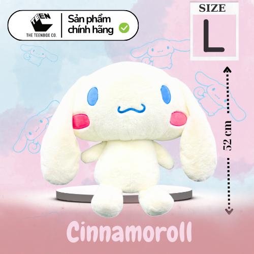Gấu Bông Thỏ  Cinnamoroll size L Cho Bé Cao Cấp, Thú bông thỏ cho bé, Gấu Bông lớn, Gấu bông Cao Cấp Mềm Mịn Size 52cm, Quà tặng đáng yêu - Sản phẩm chính hãng, Phân phối bởi Teenbox