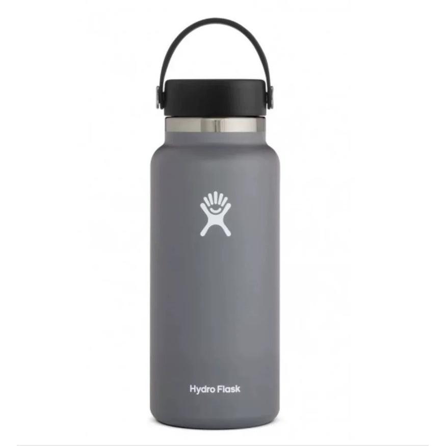 Bình Giữ Nhiệt Chân Không Miệng Rộng Vỏ Rơm Hydro Flask, Bình Cách Nhiệt Thép Không Gỉ, Chai Nước Miệng Rộng Thể Thao