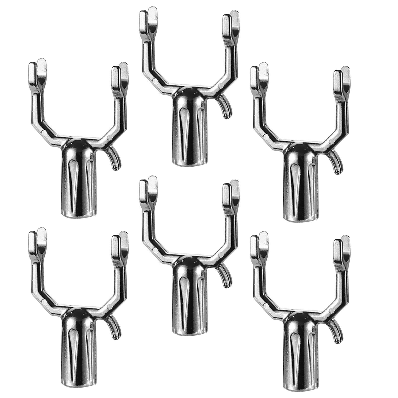 6x Portable Laundry Hanging Fork Balcony Fork Clothes Airing Fork
