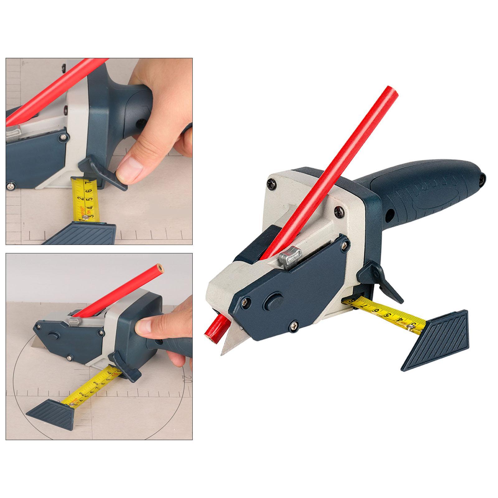 Manual Gypsum Board Cutter Scriber Hand Tool Mark Wood for Woodworking Home
