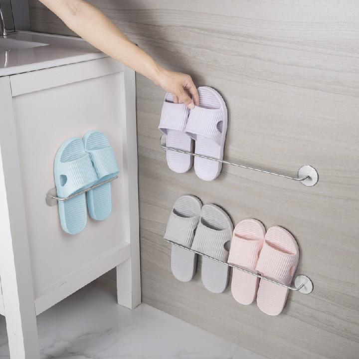 Kệ để dép inox 304 dán tường cao cấp đa năng