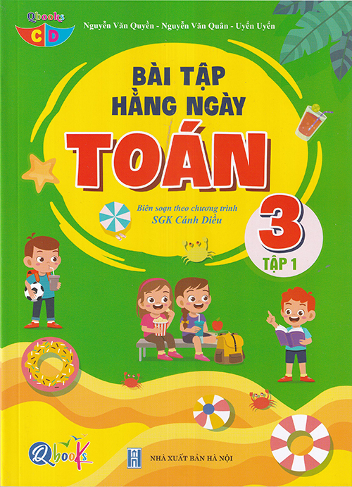 Sách - Bài tập hằng ngày Toán 3 tập 1 (Biên soạn theo chương trình sgk Cánh diều)