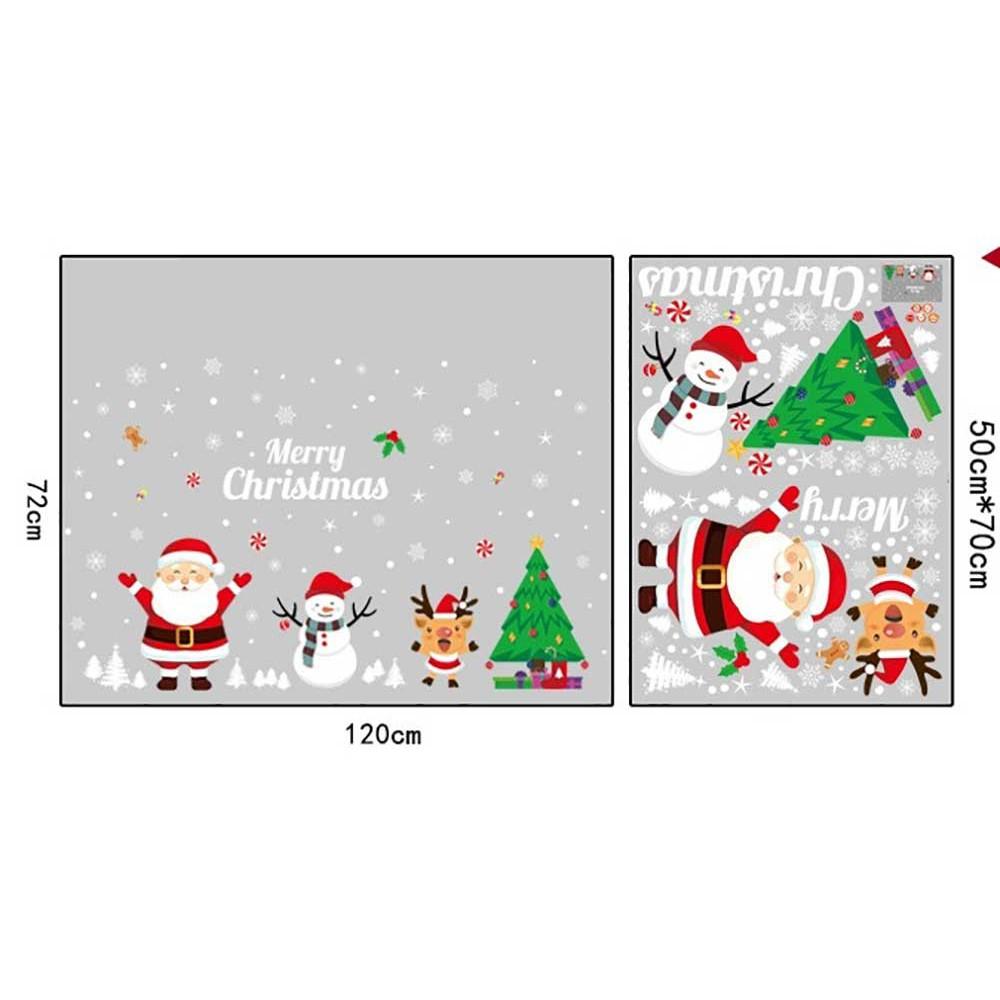DECAL TRANG TRÍ NOEL 2 MẶT 2021 SỐ 19