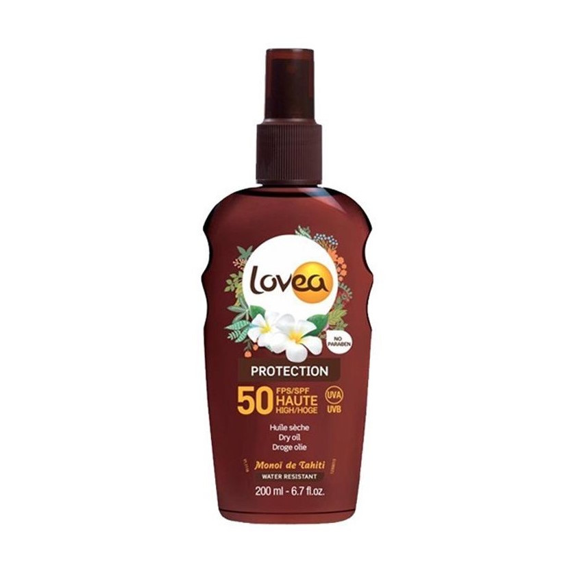 Dầu khô chống nắng toàn thân LOVEA Huile sèche Haute Protection FPS 50 200ml