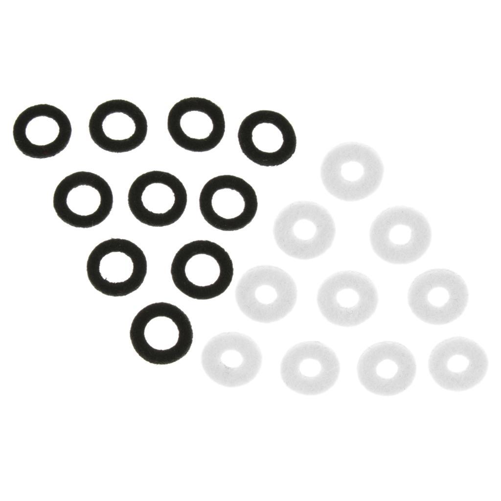 10pcs/pack Trumpet Wool Felts Washer Cushion for Trumpeter - Black