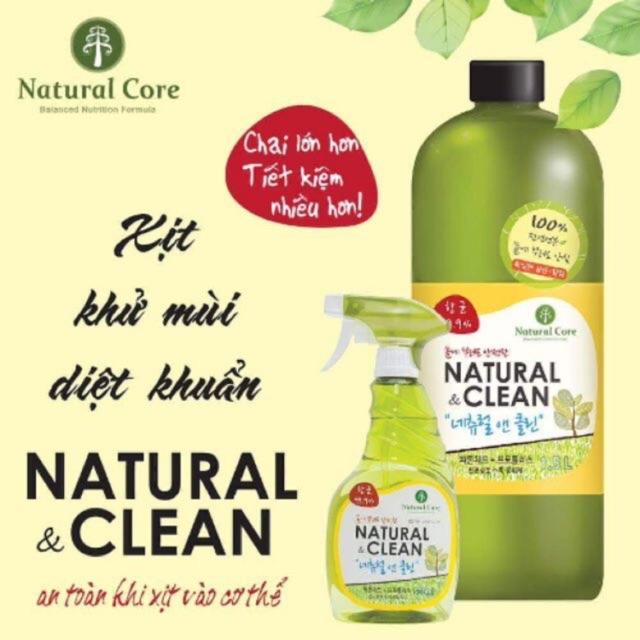 XỊT KHỬ MÙI DIỆT KHUẨN NATURAL CORE HƯƠNG KHUYNH DIỆP