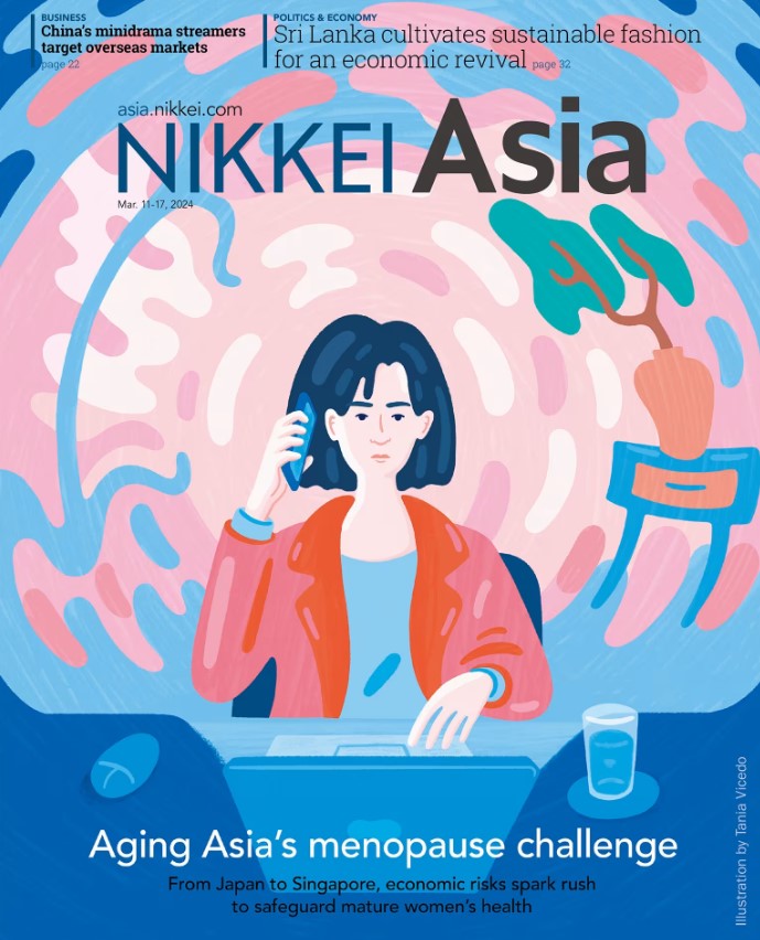 Tạp chí Tiếng Anh - Nikkei Asia 2024: kỳ 10: AGING ASIA'S MENOPAUSE CHALLENGE