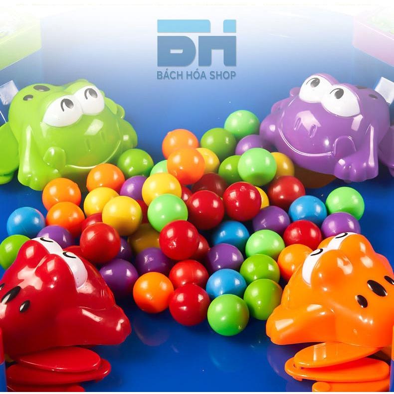 Đồ chơi Ếch ăn bi, hạt, đậu, kẹo vui nhộn có sẵn bi, cả nhà cùng chơi