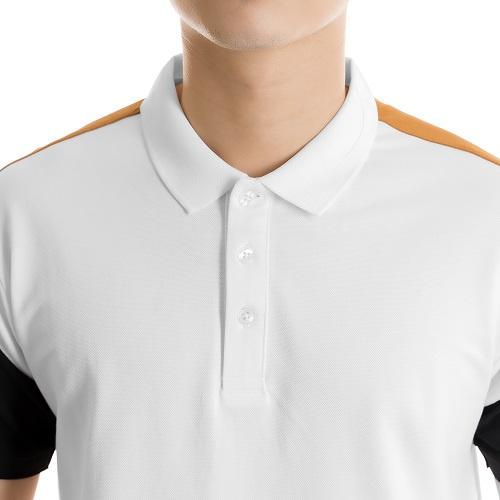 Áo polo nam phối tay vai cotton cá sấu cổ bẻ tay ngắn PL04