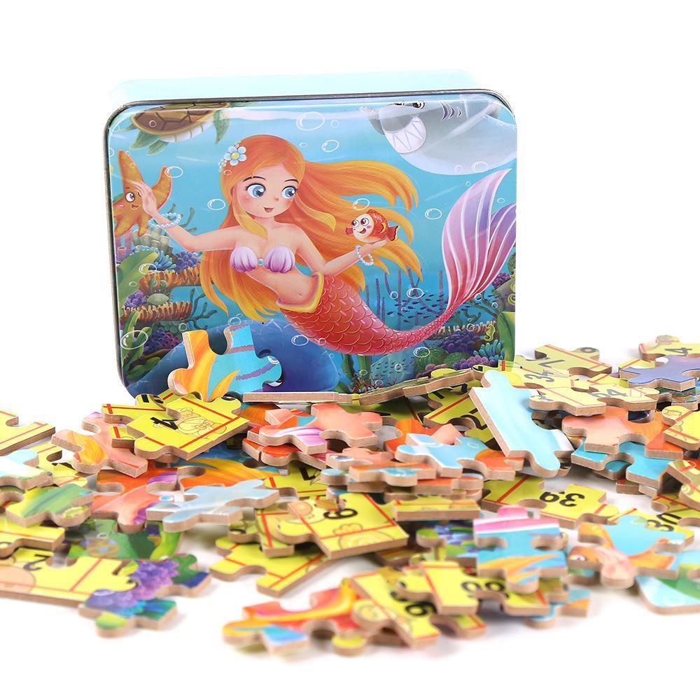 Tranh ghép gỗ Puzzle 60 mảnh/ 100 mảnh/ 200 mảnh