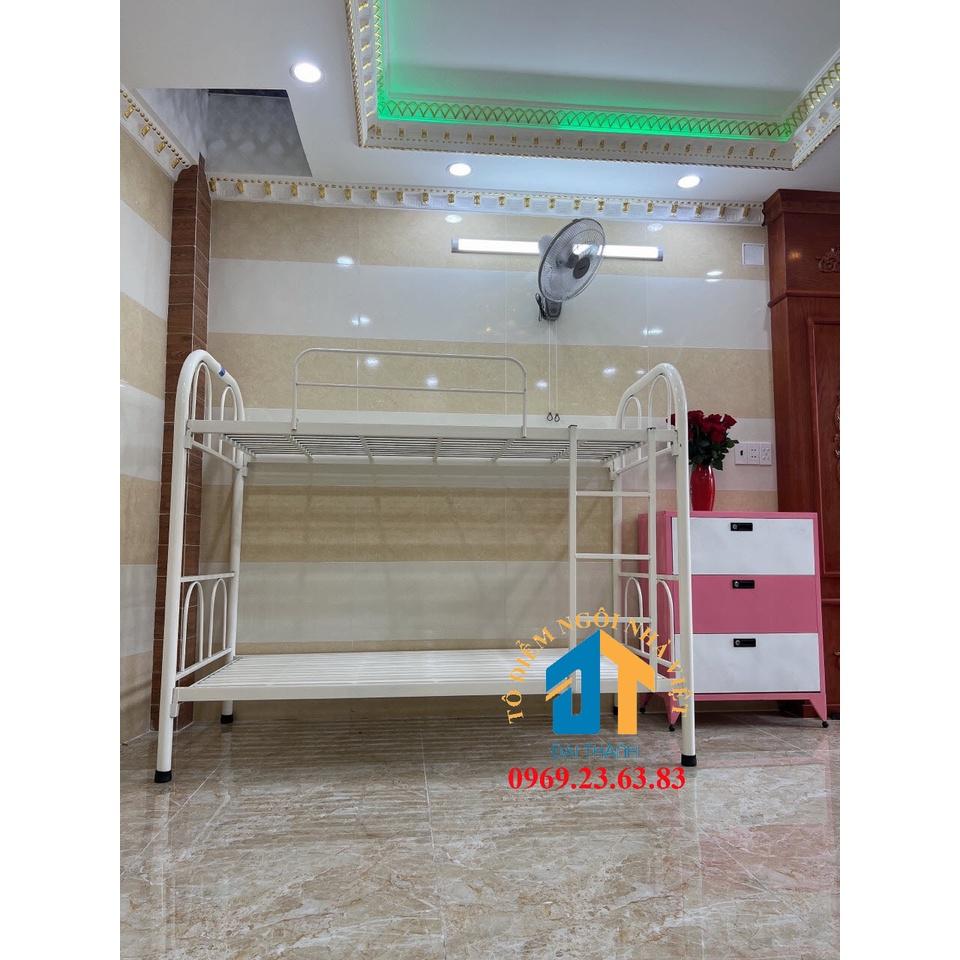 Giường sắt 2 tầng ngang 1m2 dài 2m bảo hành 1 năm - Đại Thành