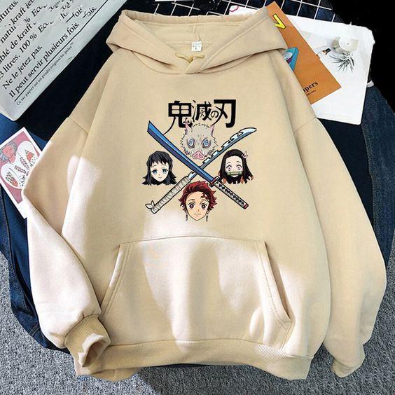 Áo Hoodie Anime Kimetsu No Yaiba Naruto Manga độc đẹp