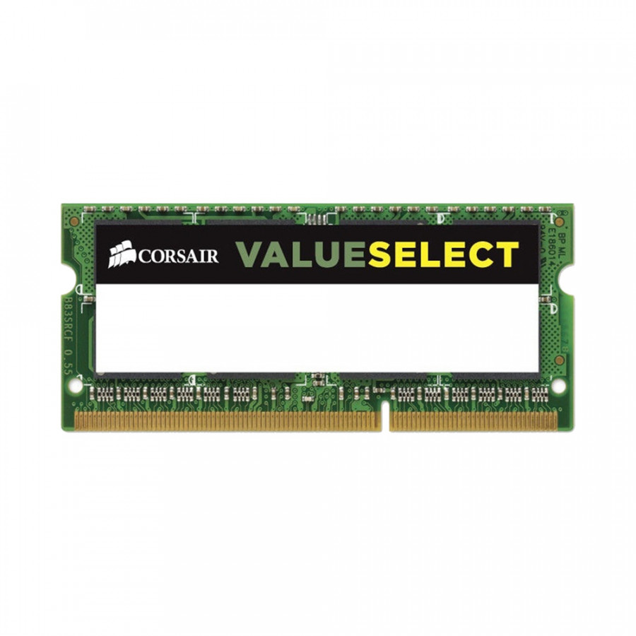 Ram laptop Corsair Value Select DDR3L 8GB (1x8GB) Bus 1600Mhz SODIMM 1.35v CMSO8GX3M1C1600C11 - Hàng Chính Hãng