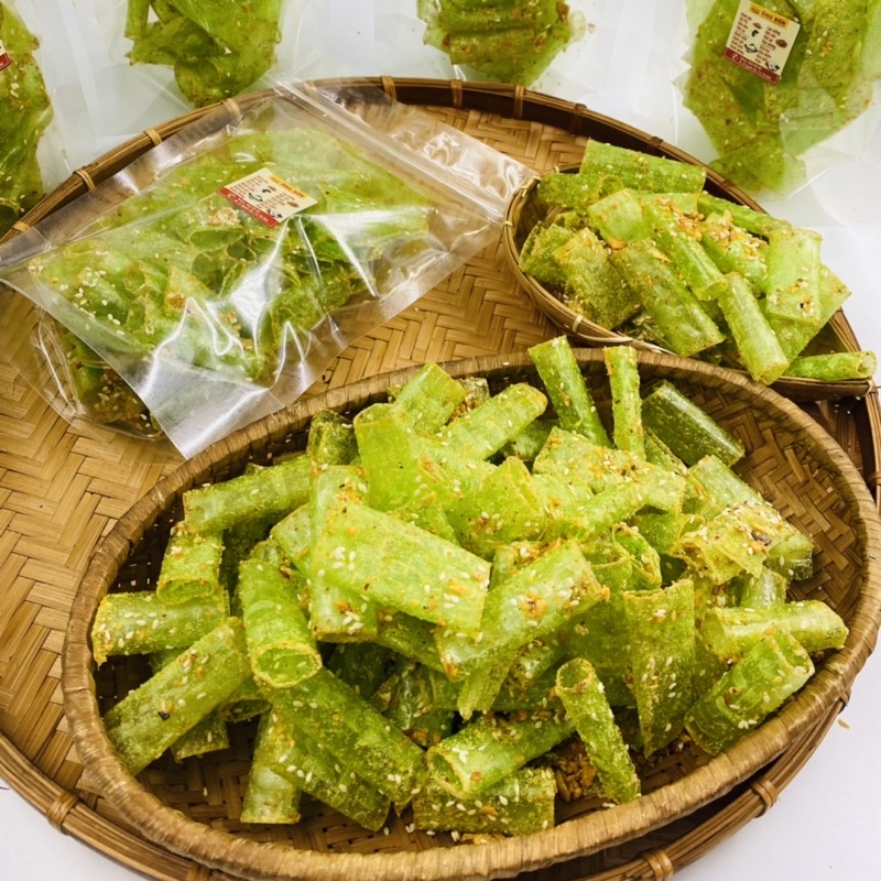 Bánh Tráng Cuộn Phô Mai Lá Dứa - Cay Nhẹ, Thơm Dẻo, Đậm Đà Vị Lá Dứa