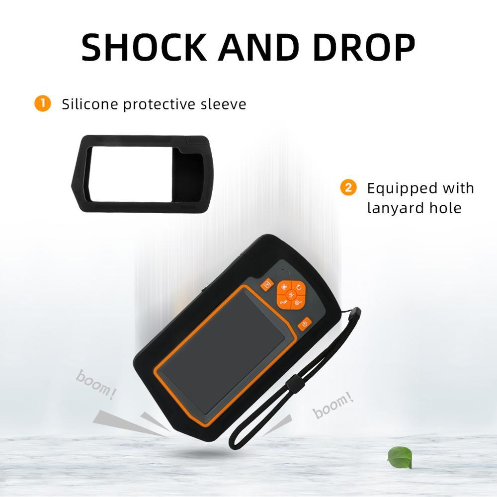 WDLUCKY Endoscope Camera 4.3 inch industrial handheld borescope 3.9 5.5 MM HD 1080P dual lens inspection snake Car tool camera