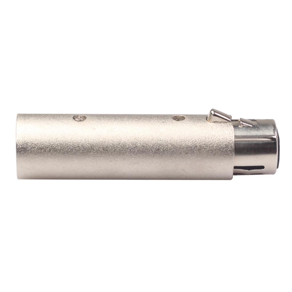 3 Pin Male to 5 Pin XLR Female Audio Heads Interconnect Audio Adapter