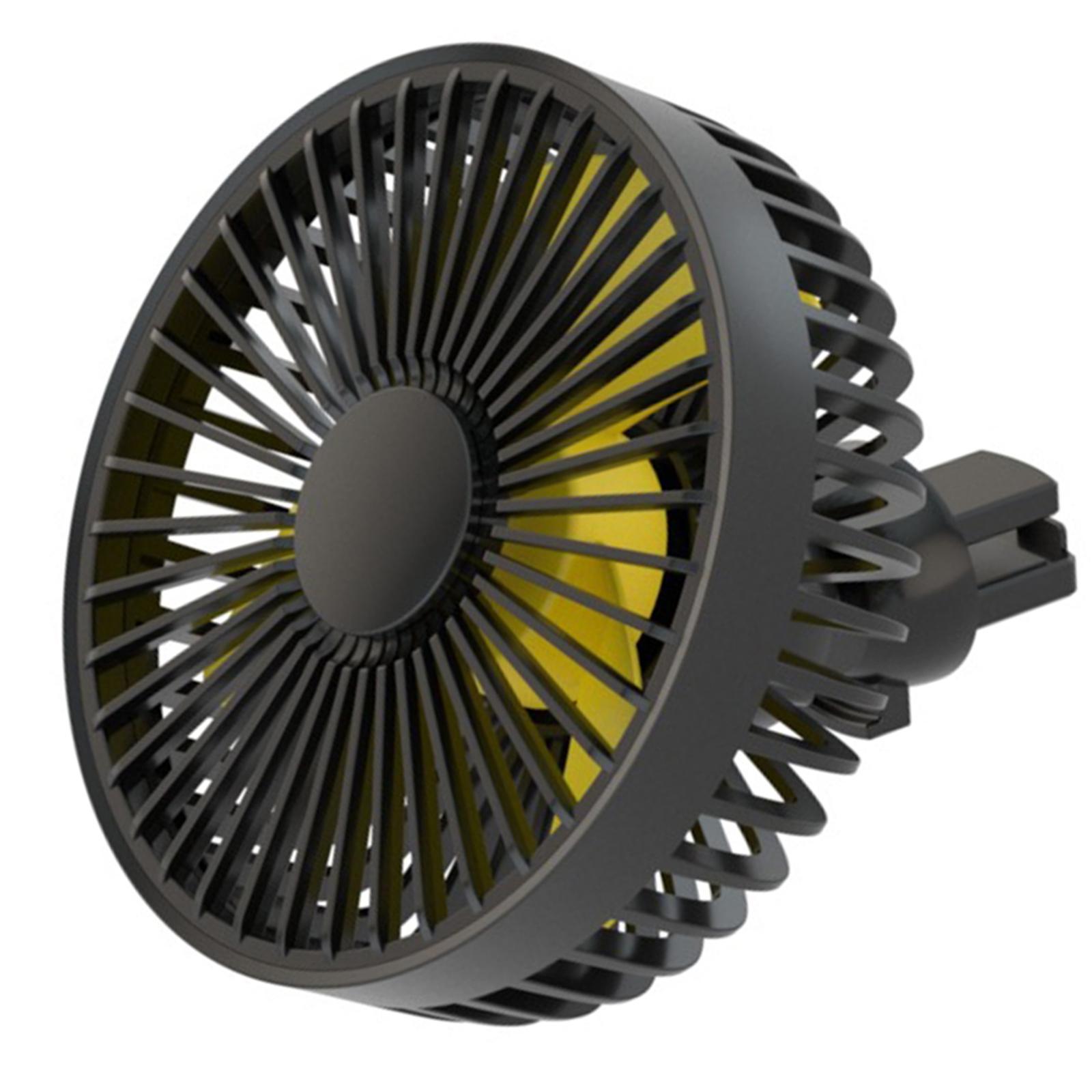 Car USB  Clamp Fan Clip On Air Conditioner Cooling Fan for RV SUV