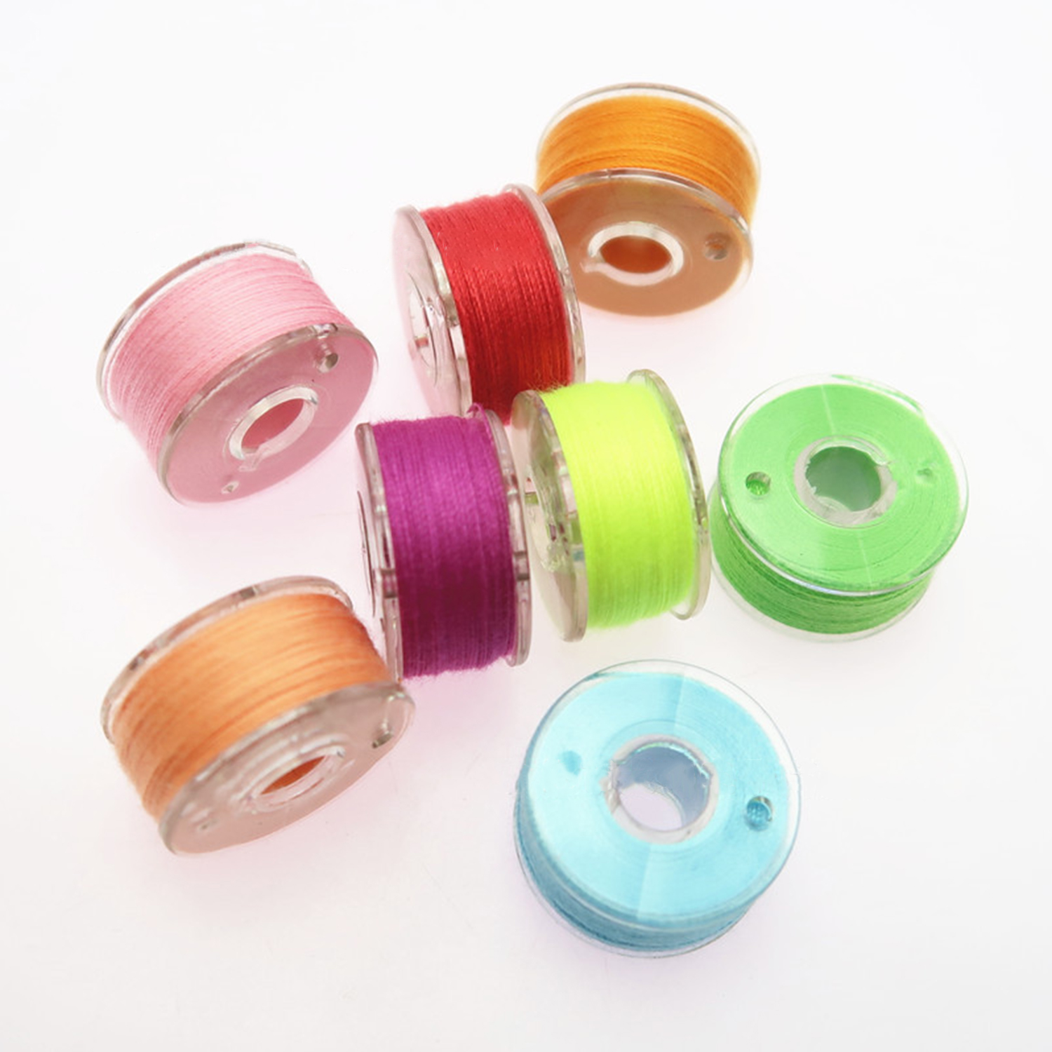 Bộ chỉ may với hộp đựng suốt cho máy may gồm 36 cuộn