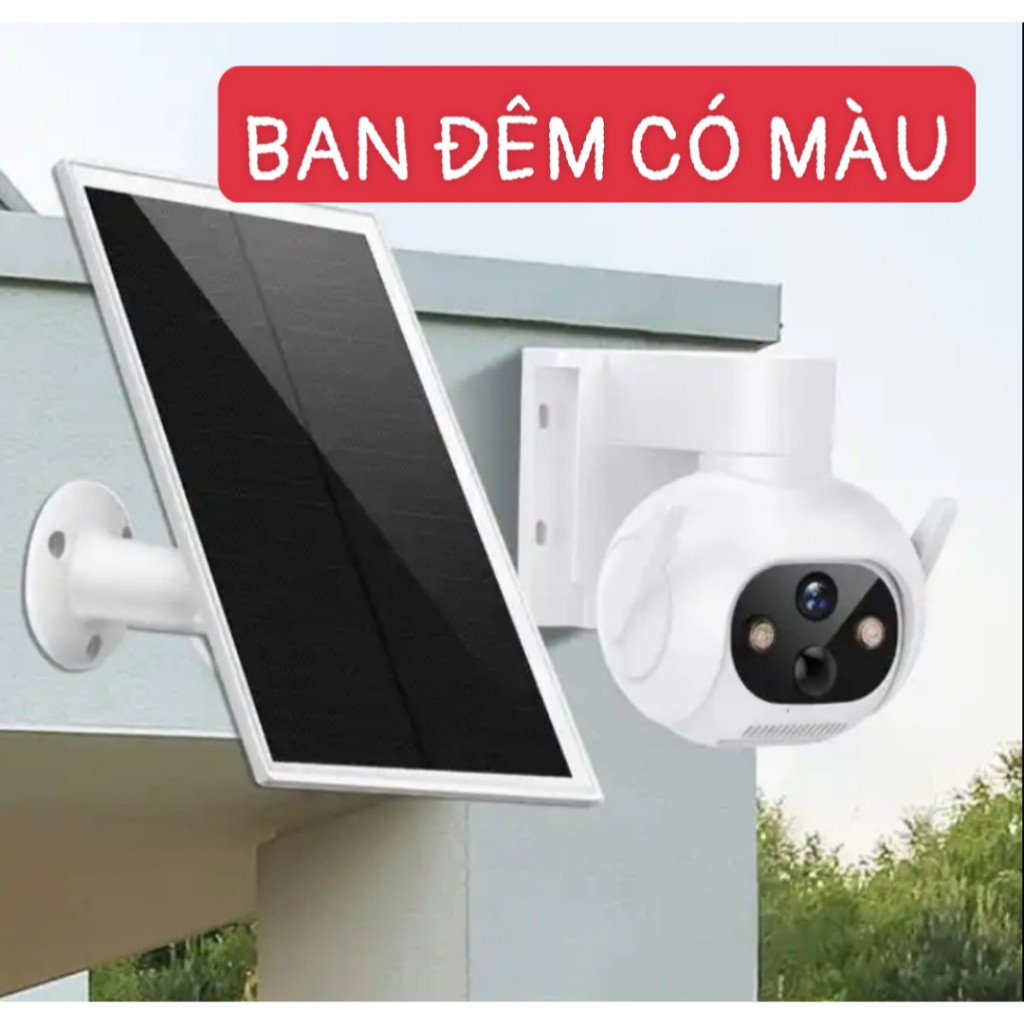 (Lỗi 1 đổi 1) Camera năng lượng mặt trời 4g ICSEE quan sát 4K bên ngoài, năng lượng mặt trời, không dùng điện, có pin APP iCSee - Hàng nhập khẩu