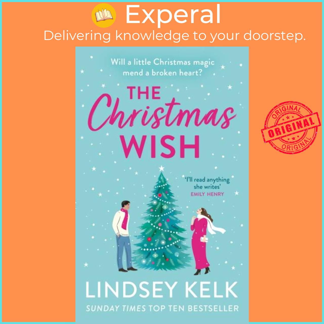 Sách - The Christmas Wish by Lindsey Kelk (UK edition, hardcover)