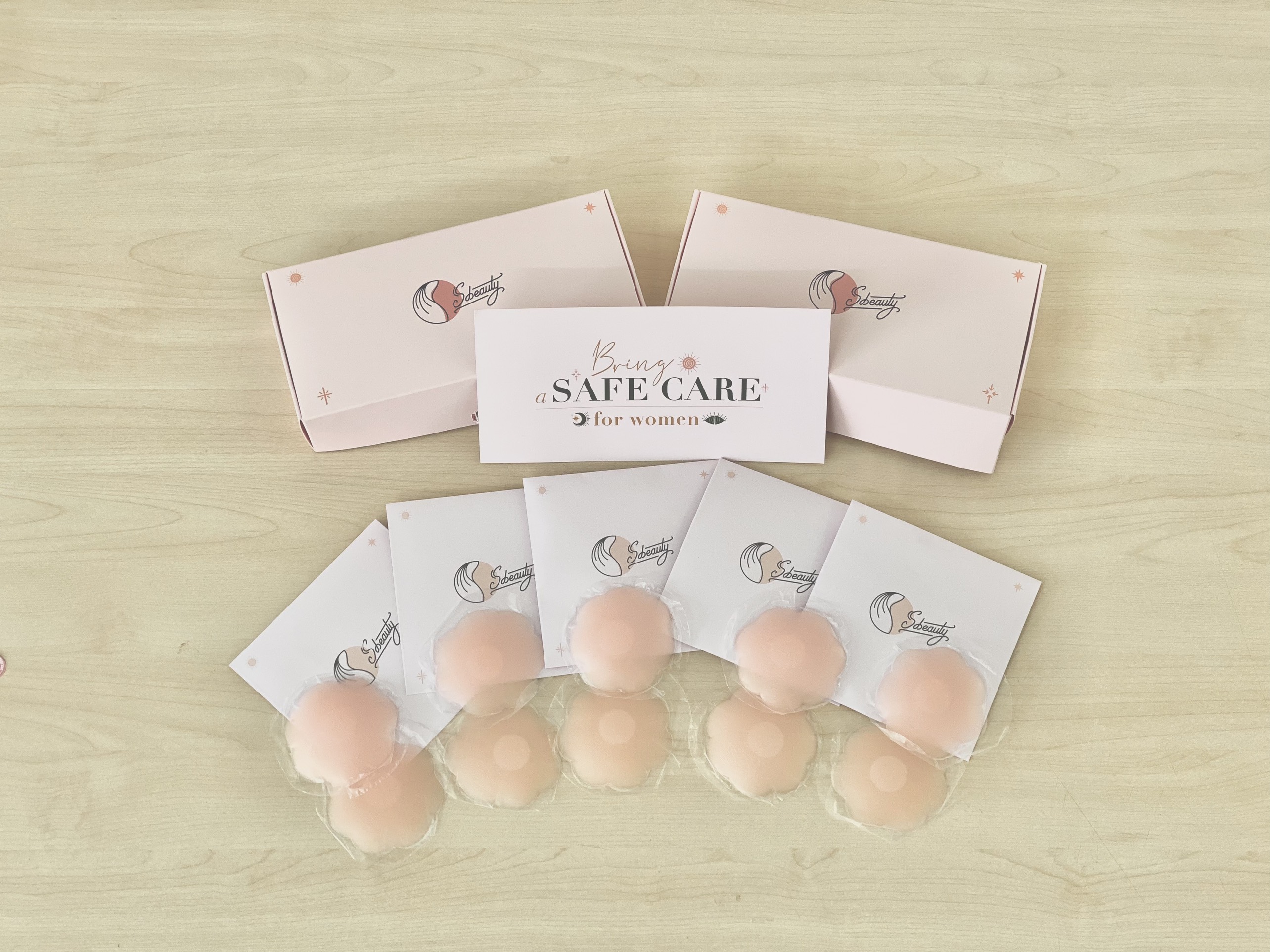 Combo 5 Cặp Miếng Dán Ngực Ultra Thin Silicon Cao Cấp SBeauty, Dán Ngực Siêu Mỏng Siêu Nhẹ Siêu Êm