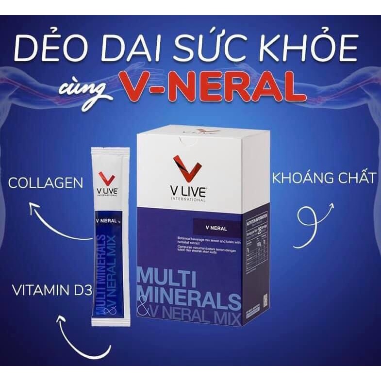 Bộ Vlive 7 ngày vượt covid  (V-Trition, V-Oxy+, 2x V-Neral)