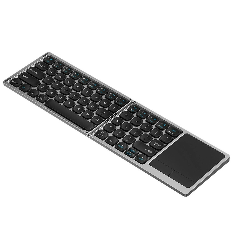 Bàn Phím Gập WiWU Foldable Keyboard FMK-04 Kết Nối Bluetooth, Thiết Kế Nhỏ Gọn Mang Đi Tiện Lợi - Hàng Chính Hãng