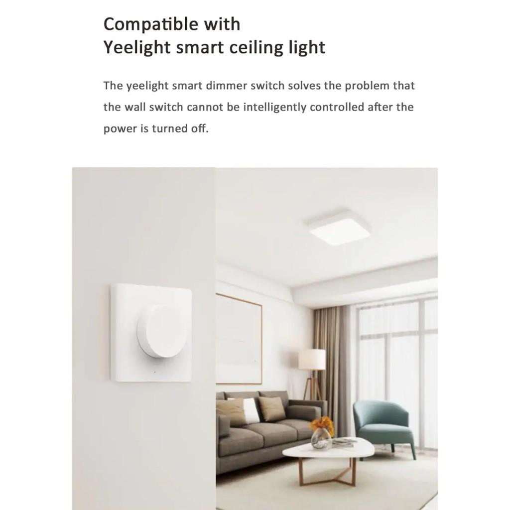 Hình ảnh CÔNG TẮC BLUETOOTH DÁN TƯỜNG KHÔNG DÂY THÔNG MINH XIAOMI YEELIGHT – TUỲ CHỈNH ĐỘ SÁNG NHIỆT ĐỘ MÀU – BẢN QUỐC TẾ