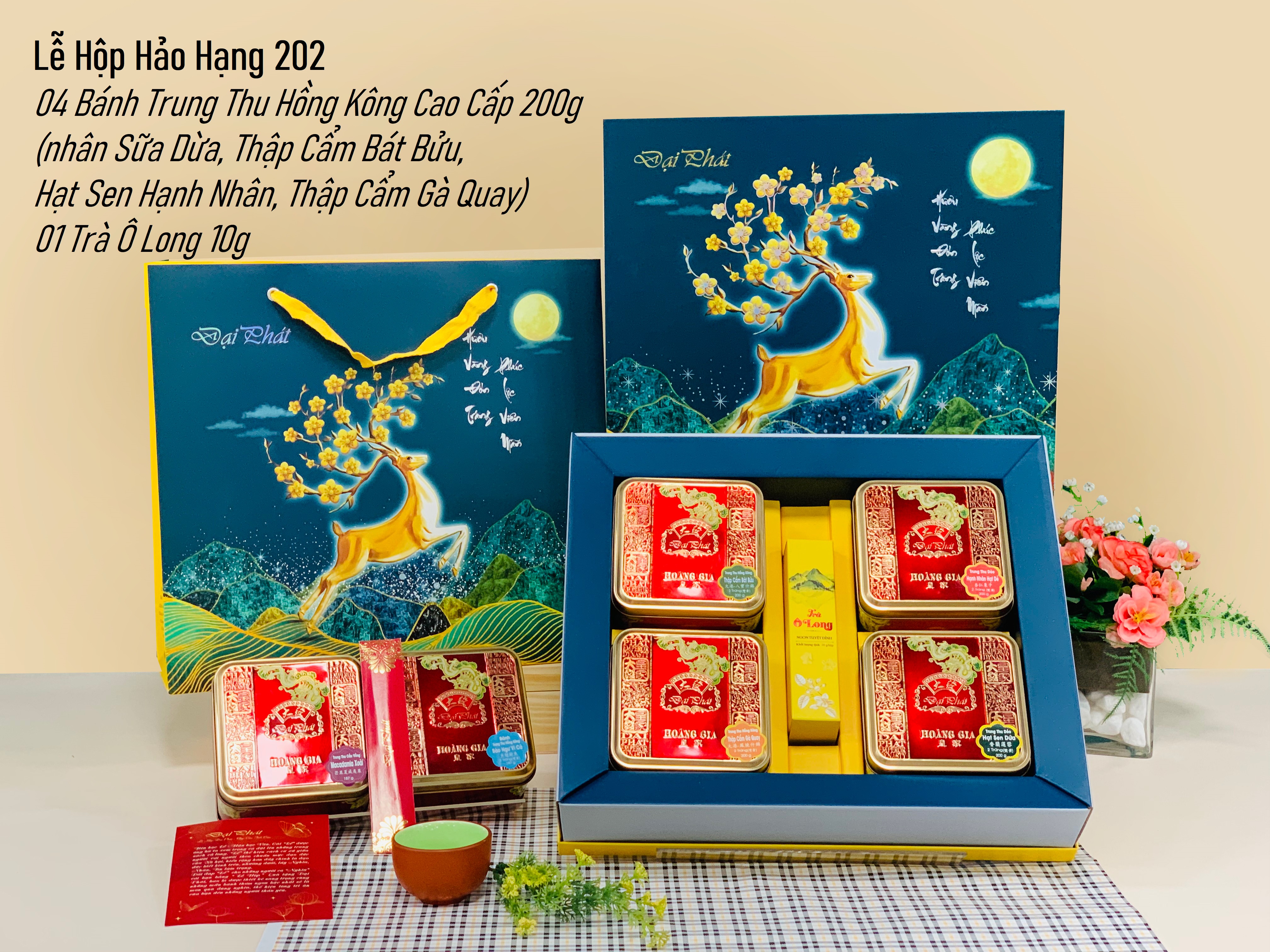 Hộp Bánh Trung Thu Đại Phát - Lễ Hộp Hảo Hạng 202