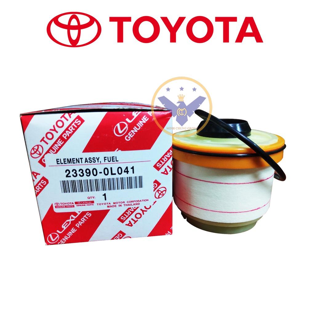 Lọc dầu nhiên liệu diesel xe Toyota Fortuner, Hilux, Hiace 23390-0L041