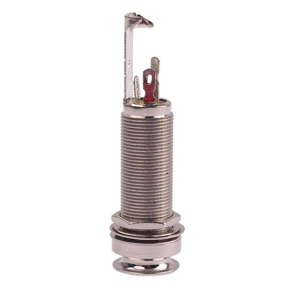 2X 1Pc Electric Guitar Tube Stereo Electric Bass Guitar Output Socket