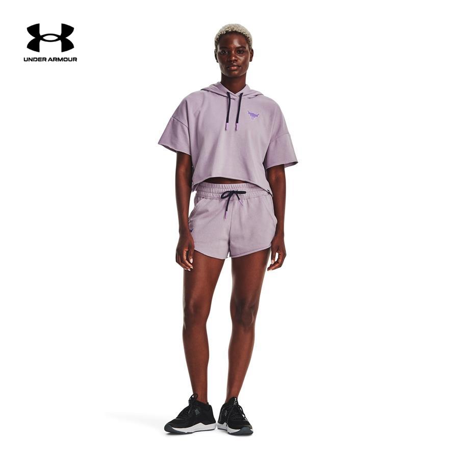 Áo thun tay ngắn thể thao nữ Under Armour Pjt Rck Terry - 1376296-554