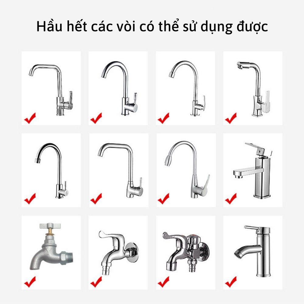 Vòi rửa bát xoay 360 độ inox cao cấp BABO vòi rửa bát tăng áp vòi nối dài tiện lợi (TA05)