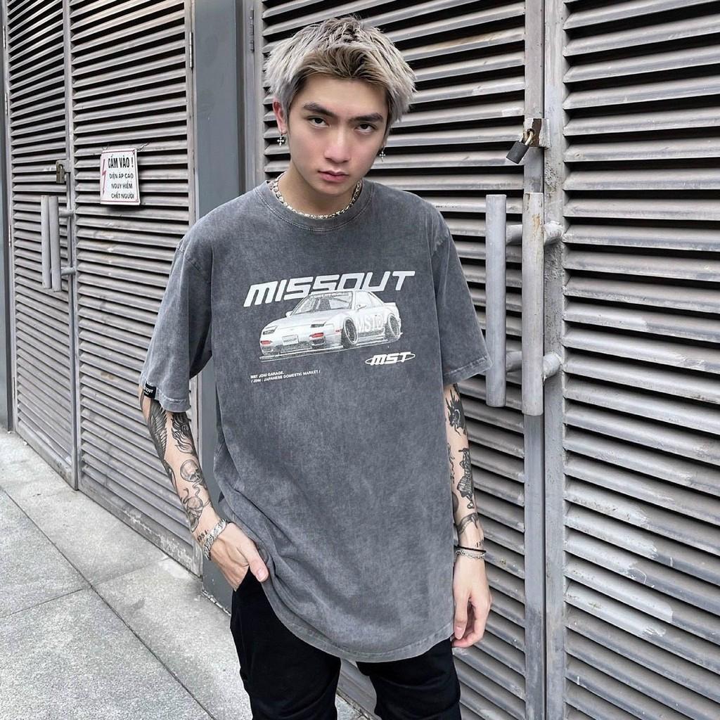 Áo Thun Local Brand Missout Loang Nhuộm Nam Nữ Tay Lỡ Oversize Unisex Full Mạc